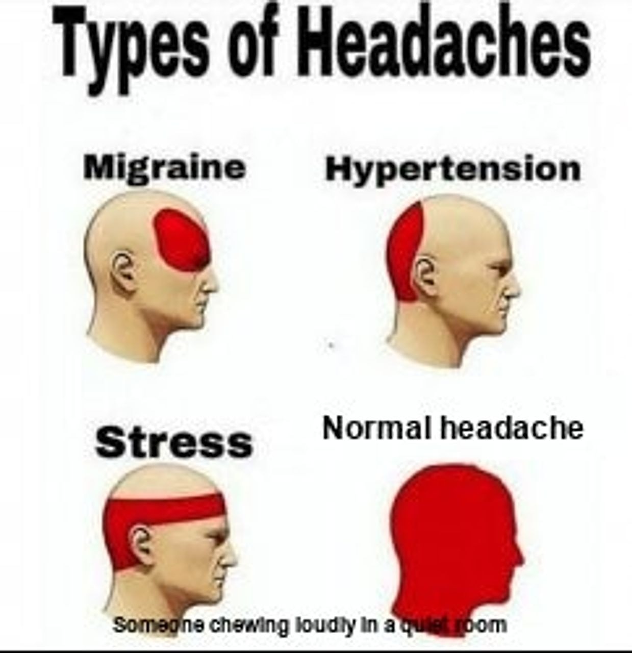Types of Headaches meme seeded example