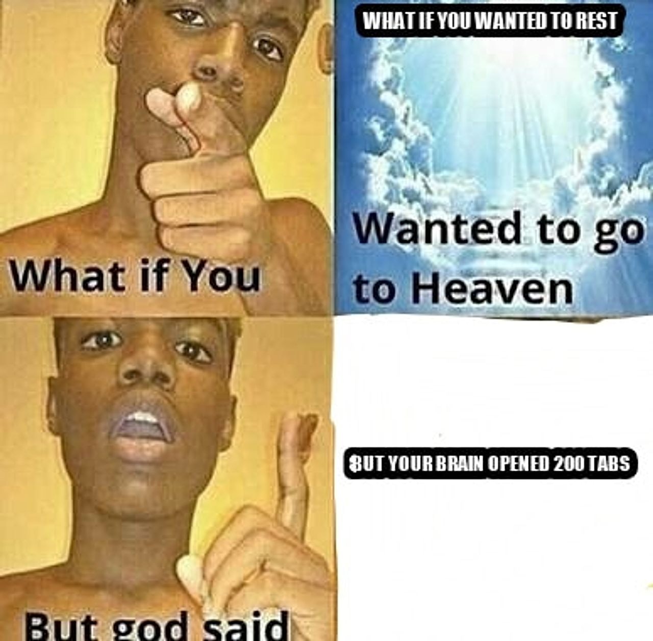 What if you wanted to go to Heaven seeded example