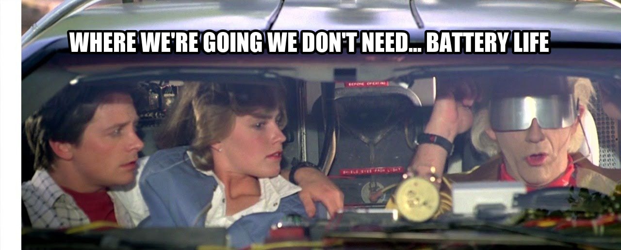 Where we're going we don't need roads... seeded example