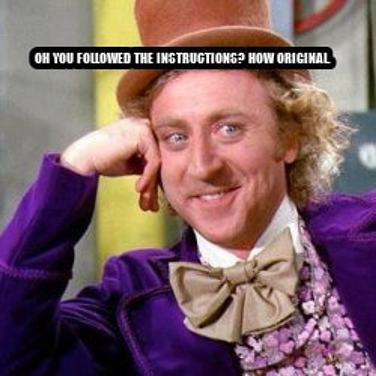 Willy Wonka Blank seeded example