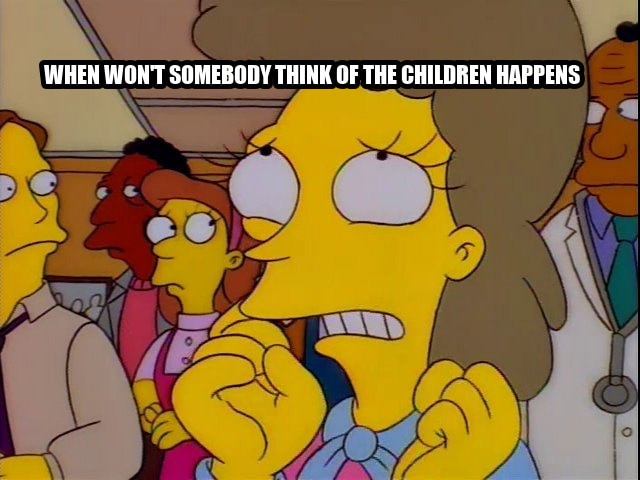 Won't somebody think of the children seeded example