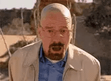 Add text to the Breaking Bad reaction GIF template in Memesio. Set width, trim the clip, and make a share-ready GIF meme.