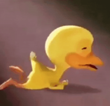 Add text to the Crying Duck reaction GIF template in Memesio. Set width, trim the clip, and make a share-ready GIF meme.