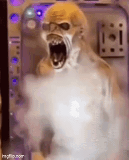 Add text to the Genuinely Tweaking Skeleton reaction GIF template in Memesio. Set width, trim the clip, and make a share-ready GIF meme.