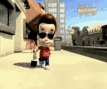 Add text to the Jimmy Cool Walk reaction GIF template in Memesio. Set width, trim the clip, and make a share-ready GIF meme.