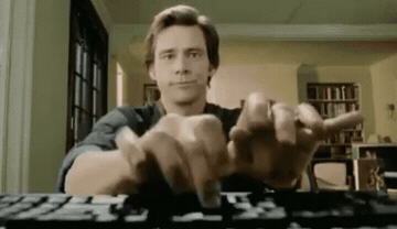 Add text to the Keyboard Typing reaction GIF template in Memesio. Set width, trim the 2.0 second clip, and make a share-ready GIF meme.