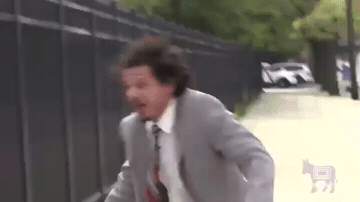 Add text to the Let Me In reaction GIF template in Memesio. Set width, trim the clip, and make a share-ready GIF meme.