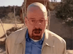 Add text to the Walter White Breaks Down reaction GIF template in Memesio. Set width, trim the 5.0 second clip, and make a share-ready GIF meme.
