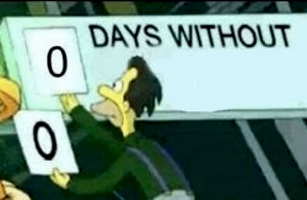 0 days without (Lenny, Simpsons)