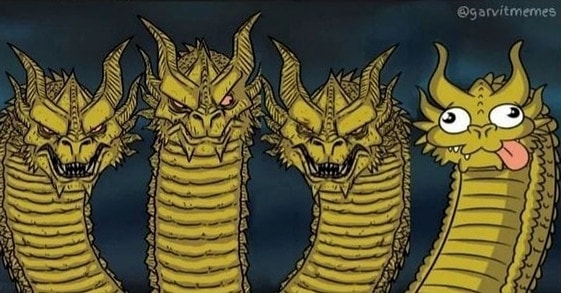 dragon, hydra, 4 headed