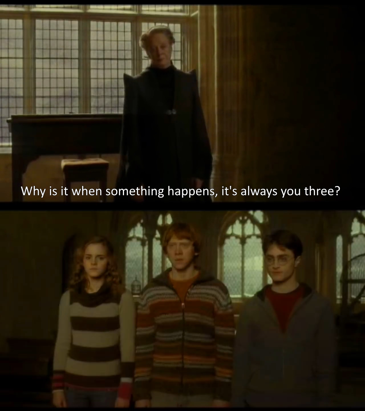 Harry Potter, Harry, Hermione, Ron, McGonagal