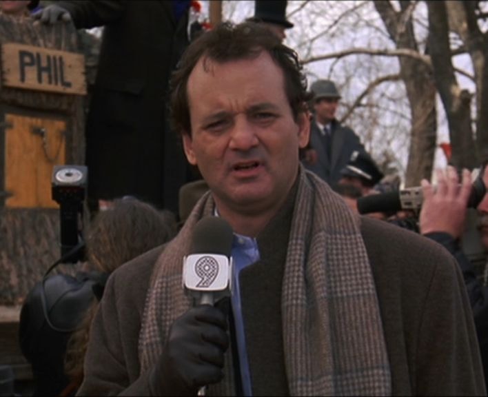 Meme template Bill Murray Groundhog Day