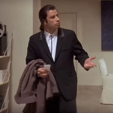 Meme template Confused Travolta