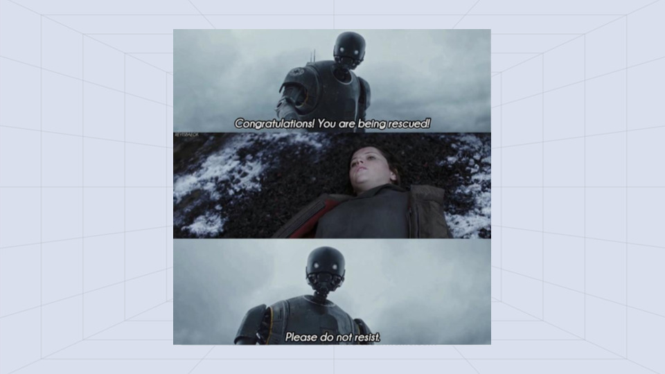 Congratulations, you are being rescued