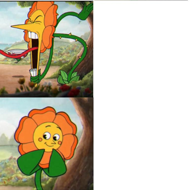 Cuphead, Flower, Drake Format