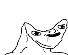 Meme template Dumb Wojak