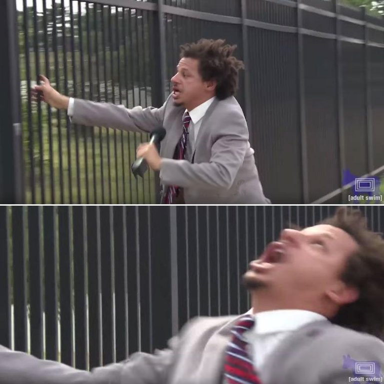 Meme template Eric Andre Let Me In (blank)