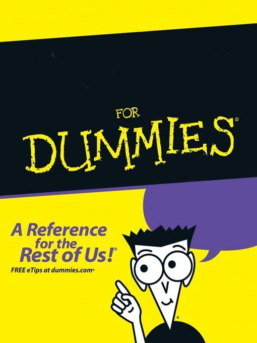 Meme template For dummies book