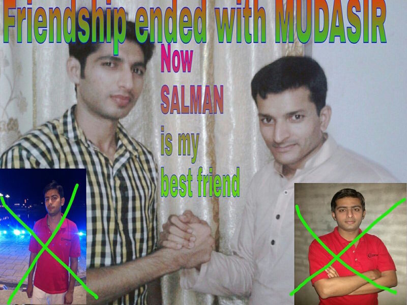 Meme template Friendship ended