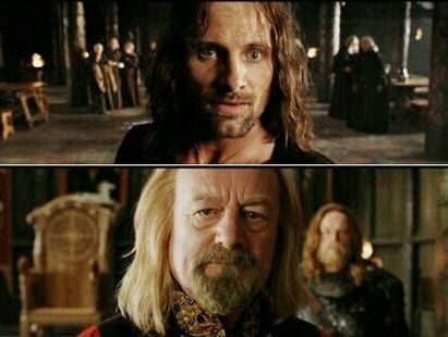 Meme template gondor calls for aid