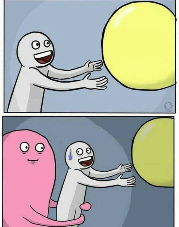 Meme template grabbing ball