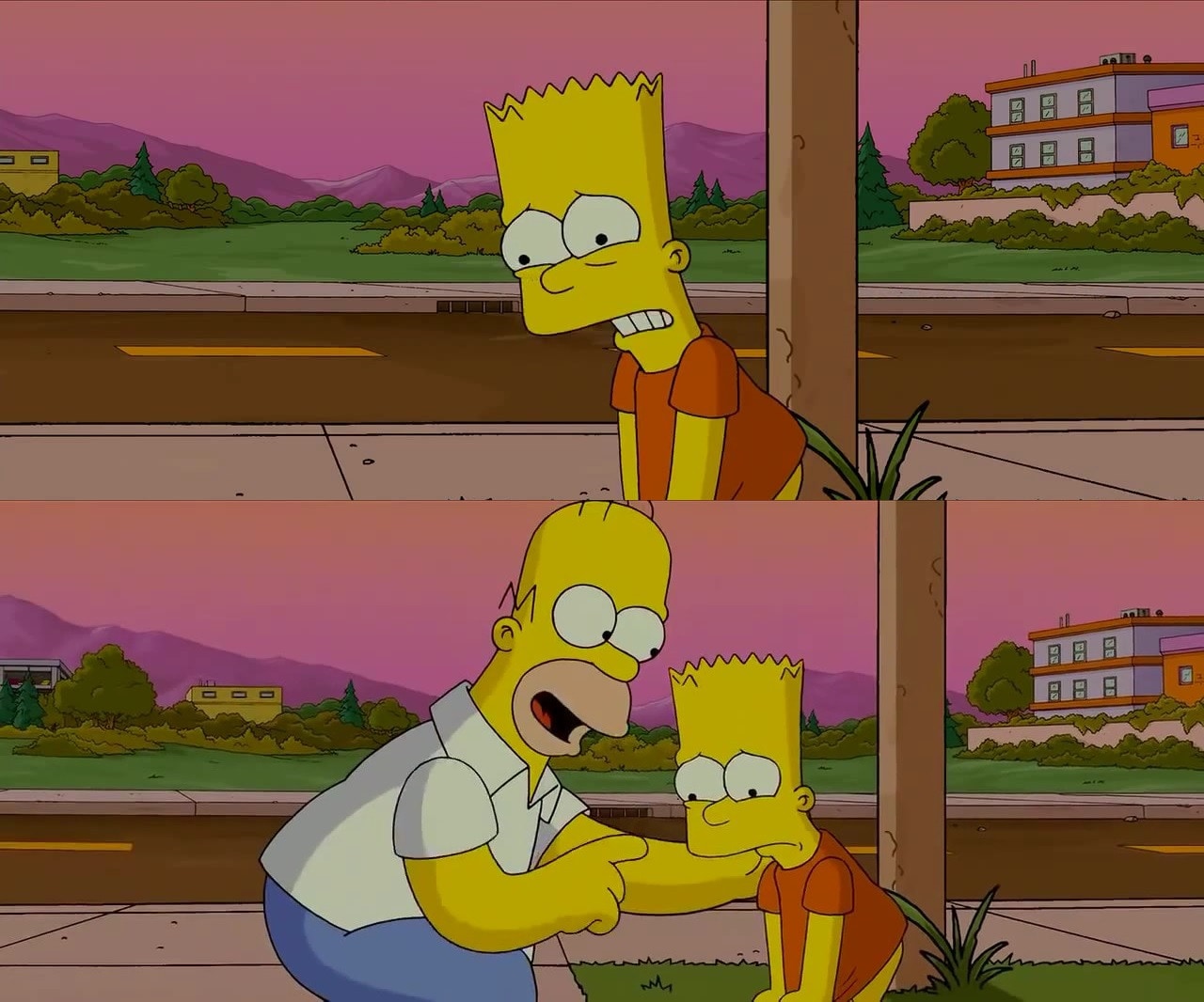 Homer and Bart worst day until now