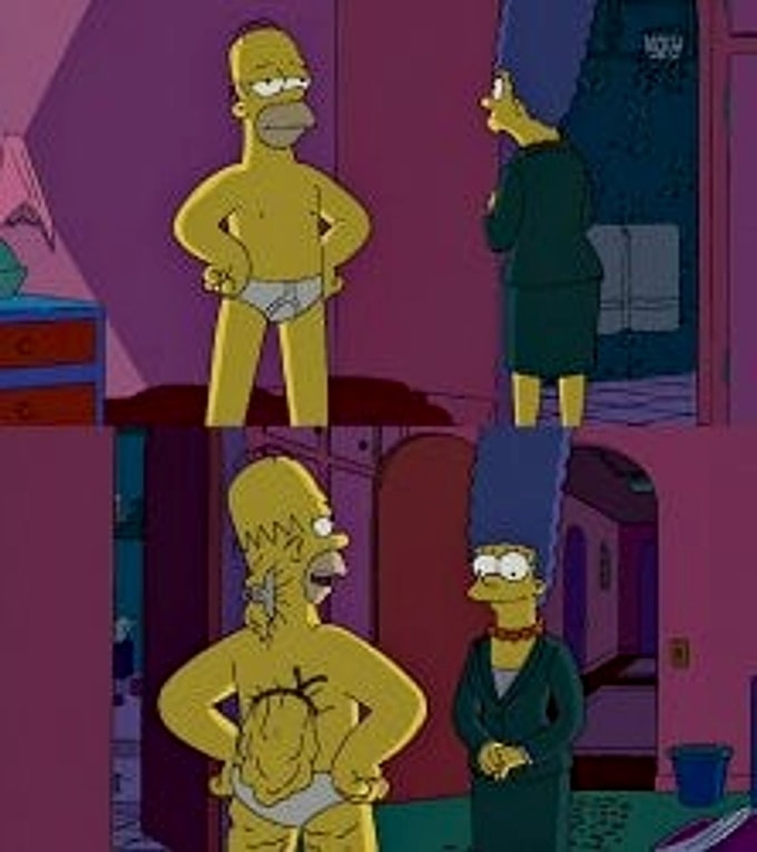 Homer, Simpson, Simpsons, Back, Fat