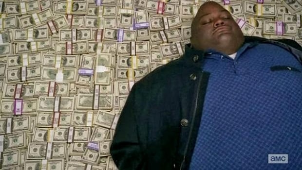 Meme template huell money