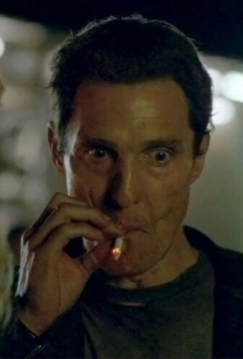 Matthew McConaughey Smoking