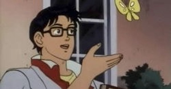 Meme template Is This a Pigeon