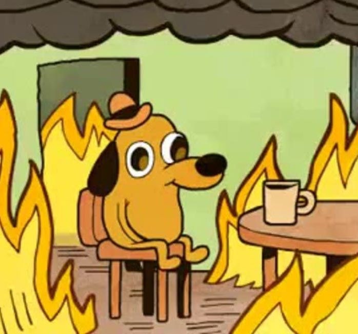 Dog fine good great sarcasm im everything