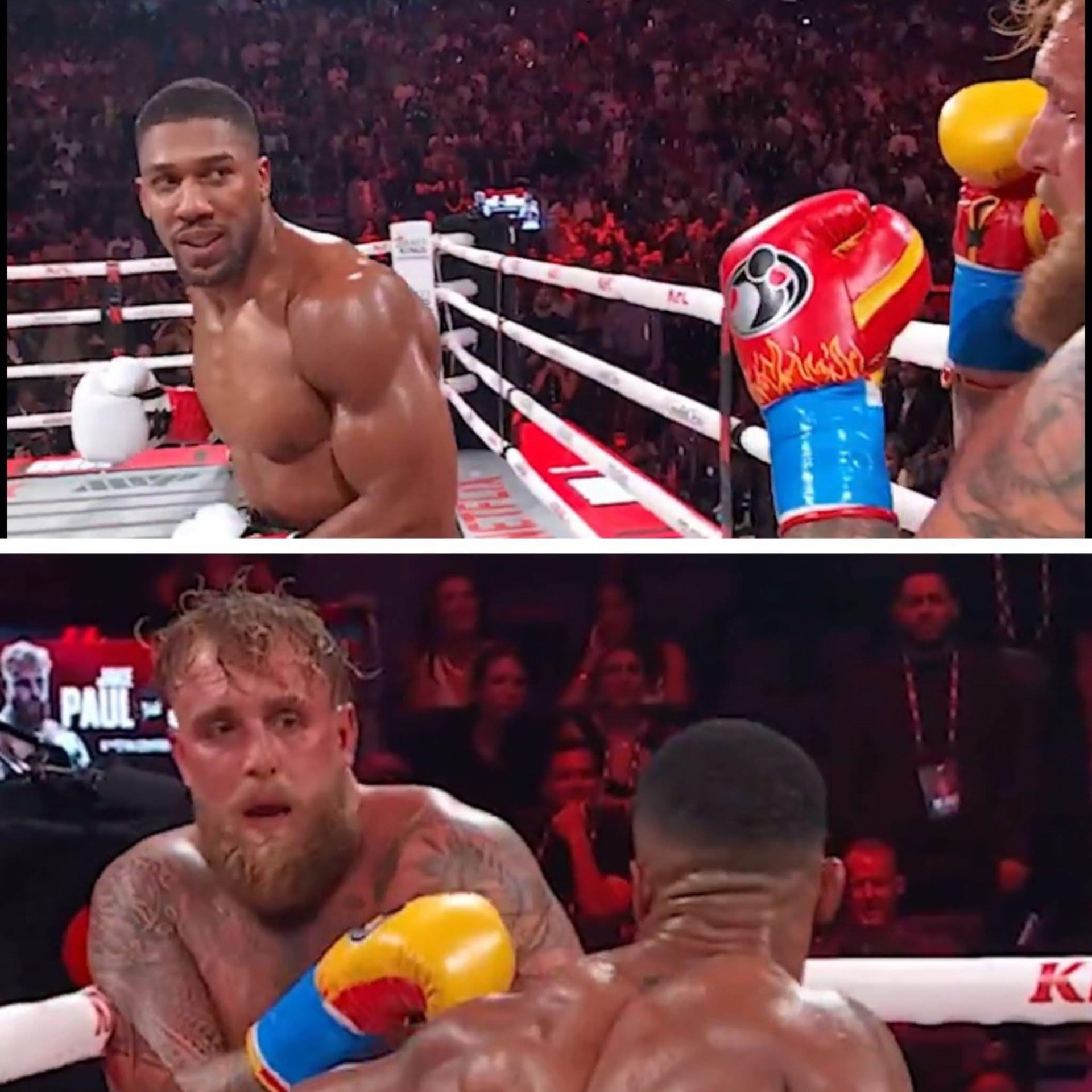 Meme template jake paul anthony joshua