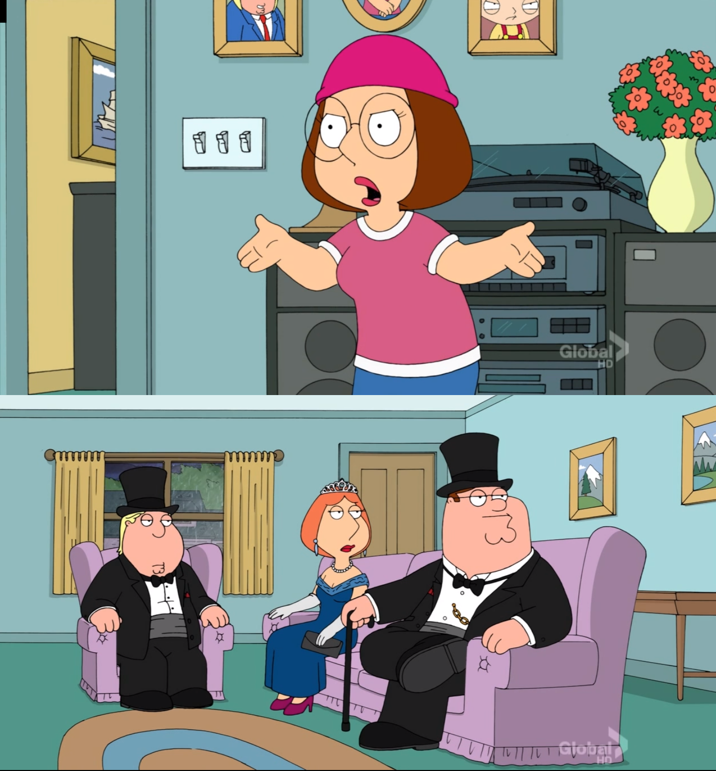 Meme template Meg Family Guy Better than me