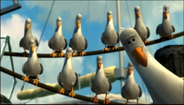 Meme template Nemo Seagulls Mine
