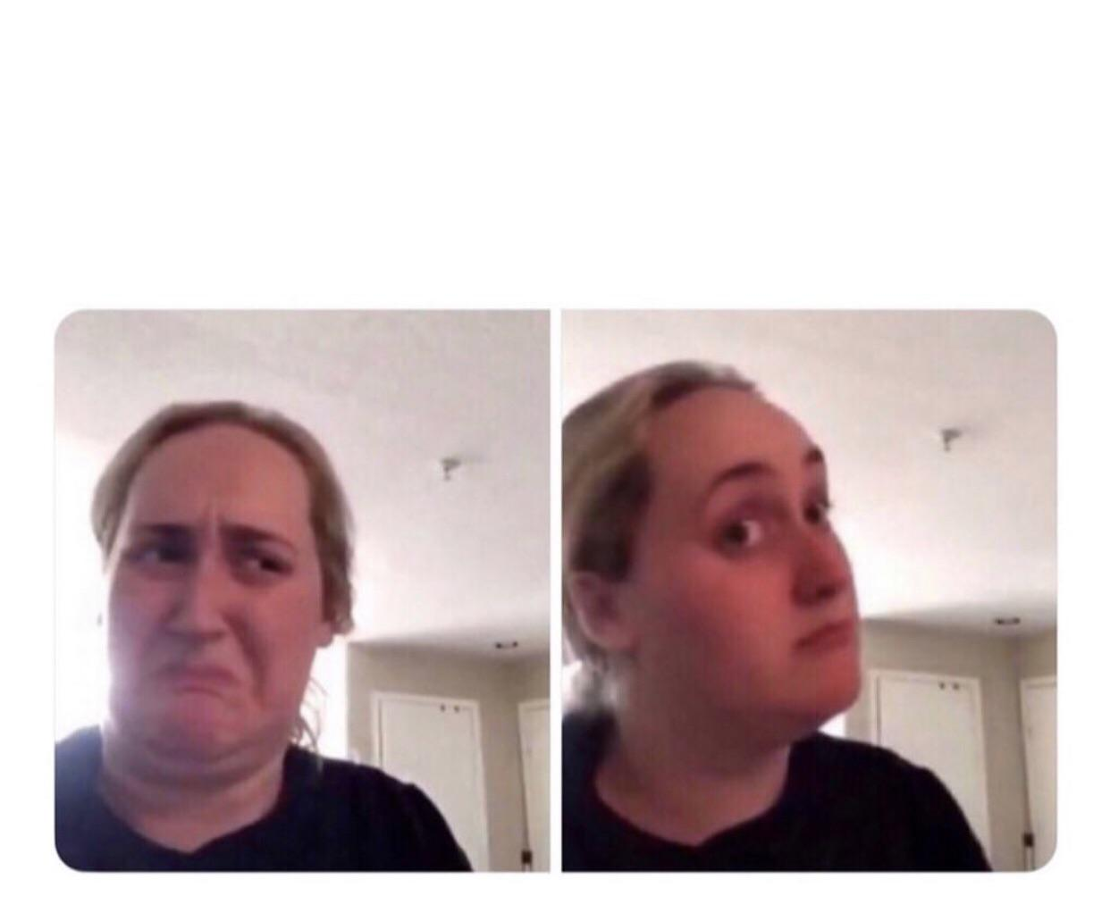 Meme template No yes lady