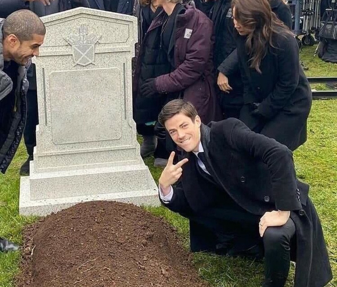 Meme template Peace sign tombstone