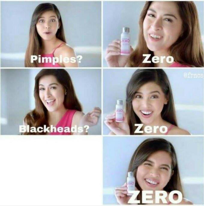 Zero, Pimples, Blackheads