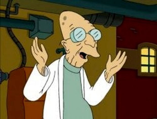 Meme template Professor Farnsworth Good News Everyone