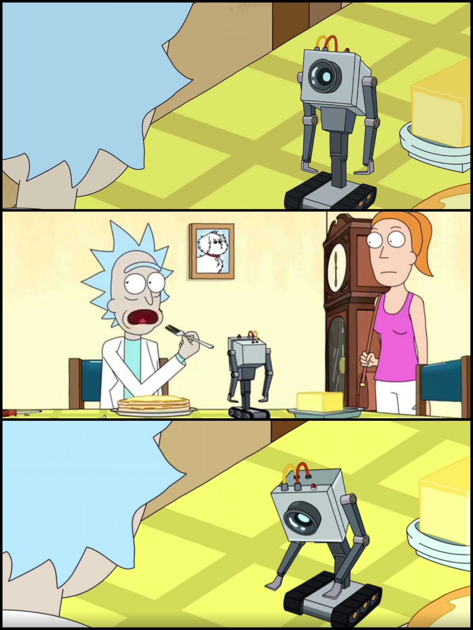 Meme template Rick and Morty Butter