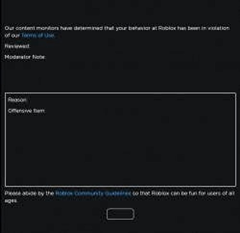 Meme template Roblox Ban