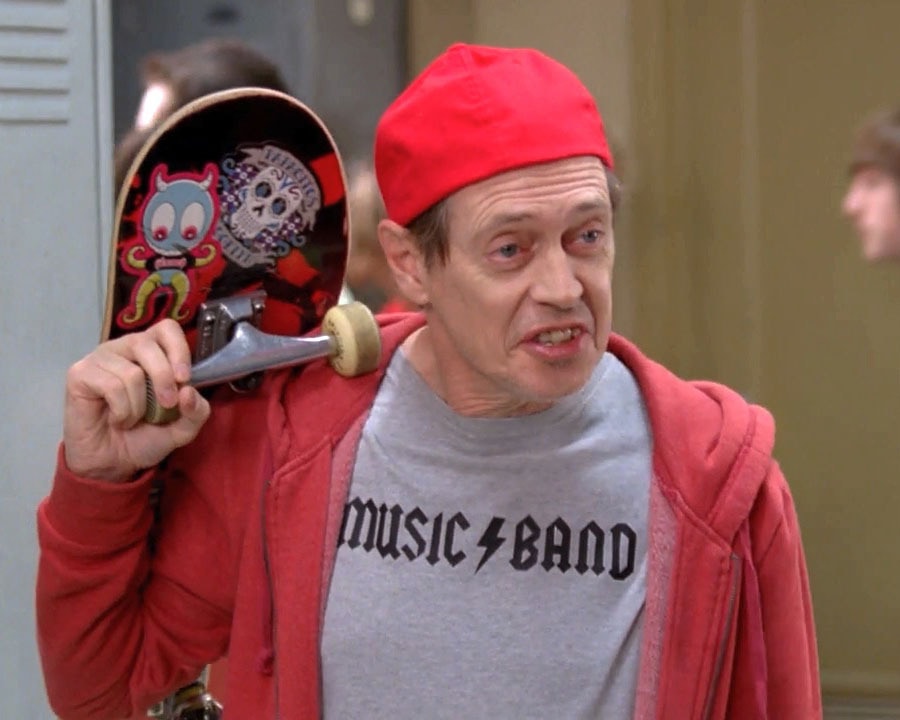 Meme template Steve Buscemi Fellow Kids