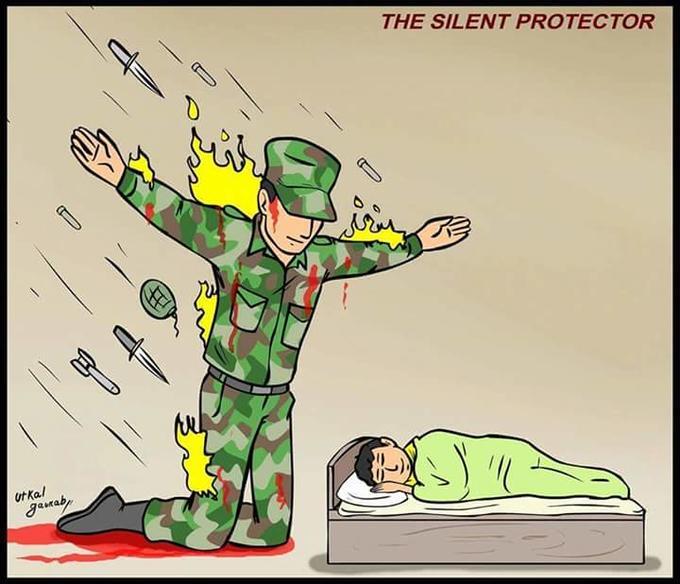 Meme template the silent protector