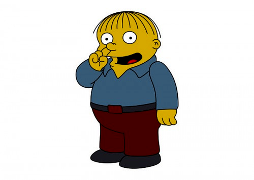 The Simpsons Ralph Wiggum Picking His Nose, I Pick You