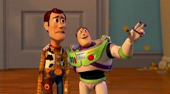 Meme template TOYSTORY EVERYWHERE