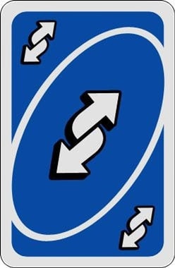 Meme template uno reverse card