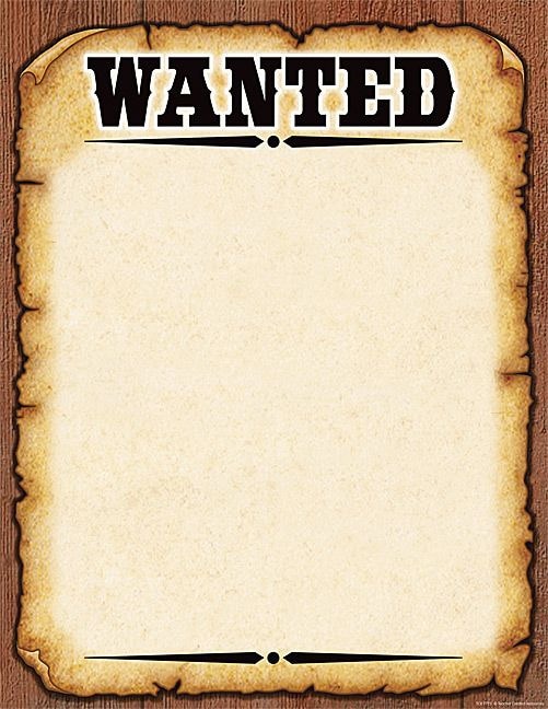 Meme template wanted poster