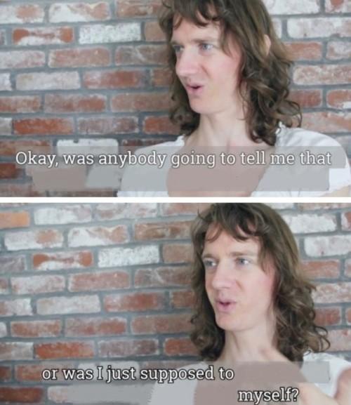 Meme template Was anybody going to tell me