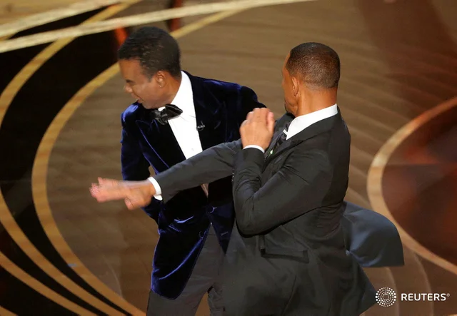 Will Smith slapping Chris Rock, Chris Rock being punched by Will Smith, Chris Rock being slapped by Will Smith, Chris Rock getting punched by Will Smith, Chris Rock getting slapped by Will Smith