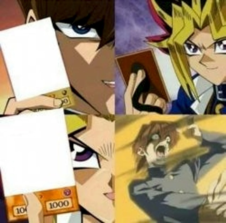 Meme template Yu Gi Oh